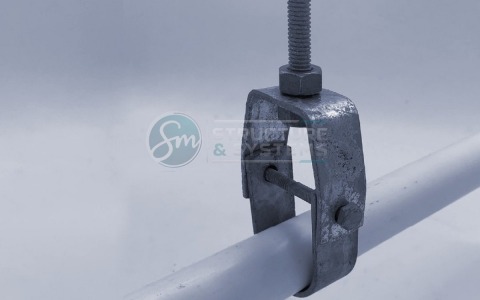 แคลมป์ยึดคานสำหรับแขวนท่อ Pipe Support งานระบบ